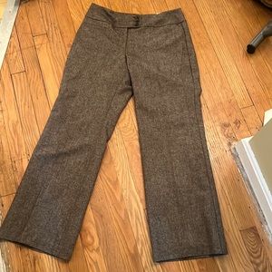 Ann Taylor Petite Wool Blend Slacks - Curvy Wide Leg - 6P